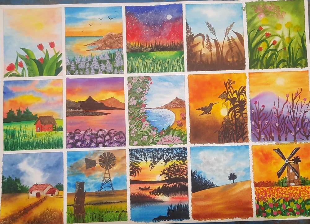 30 Day Watercolor Challenge - Learn to Paint 30 Nature Landscapes With Watercolo - image 1 - student project