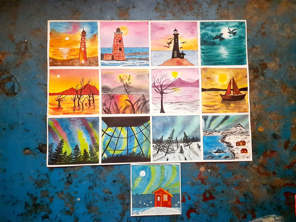 50 Day Watercolor Challenge- With UmaShree - image 5 - student project