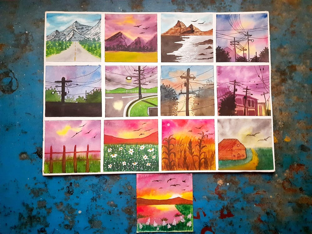 50 Day Watercolor Challenge- With UmaShree - image 3 - student project