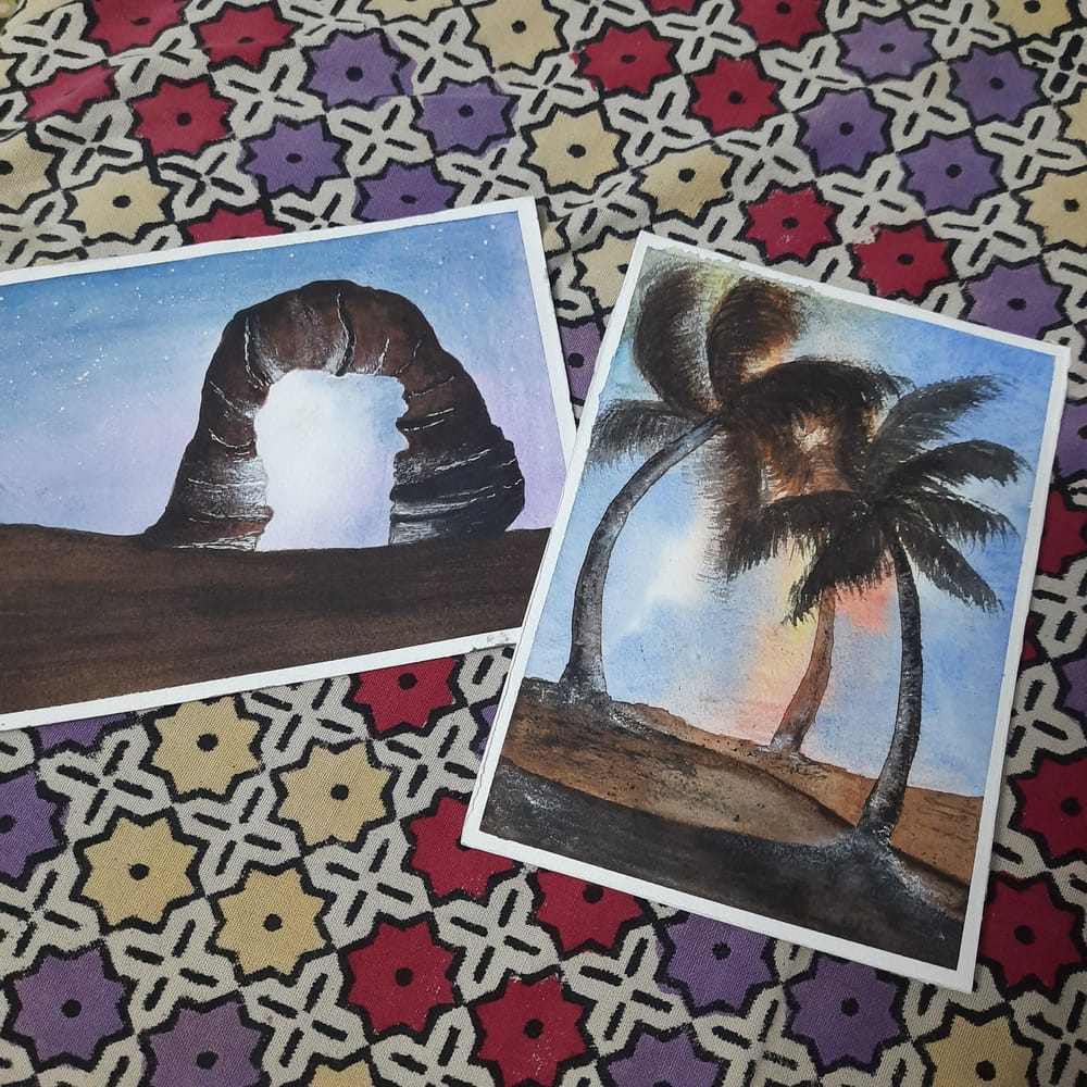 Watercolor Galaxies : Must Know Techniques for Landscape Paintings - image 3 - student project