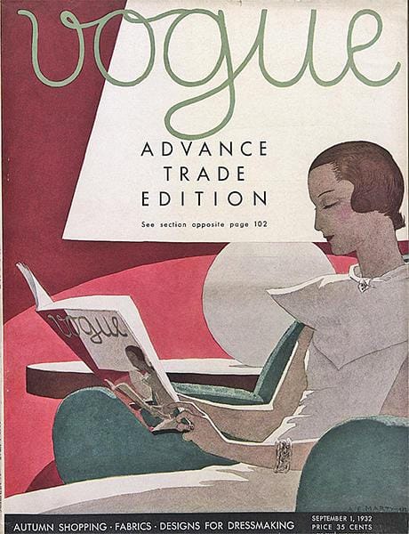 1932 Vogue cover - image 1 - student project