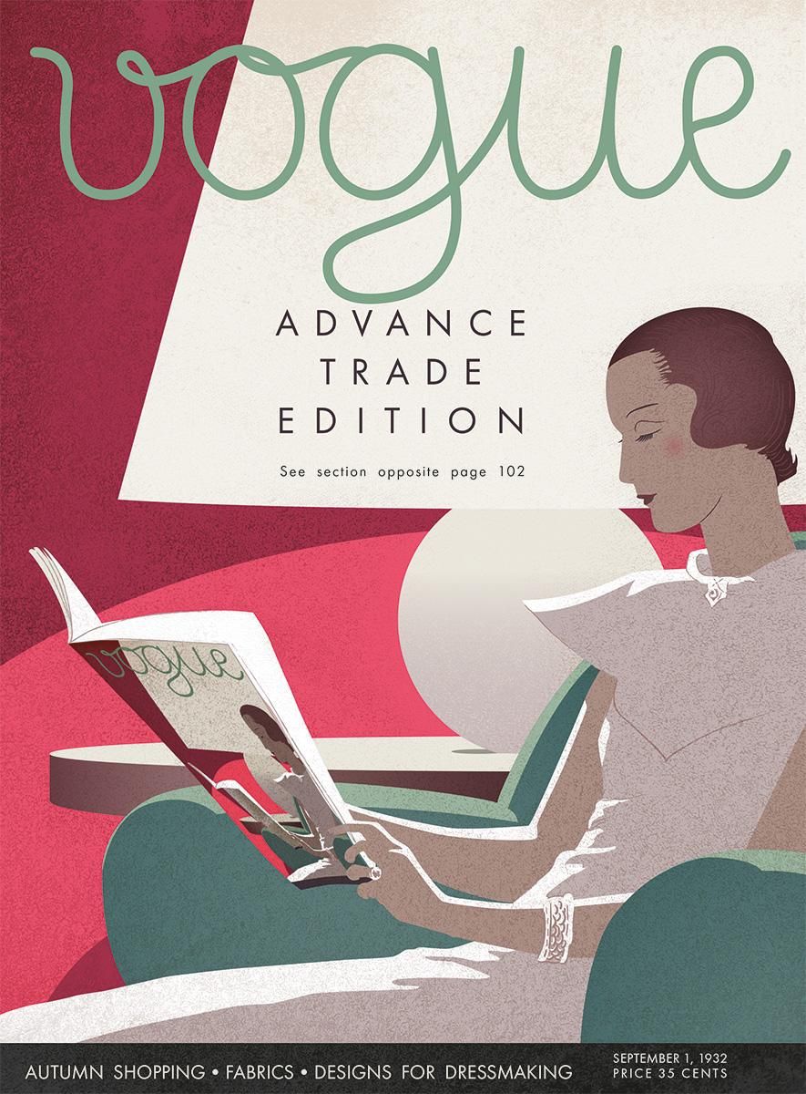 1932 Vogue cover - image 3 - student project