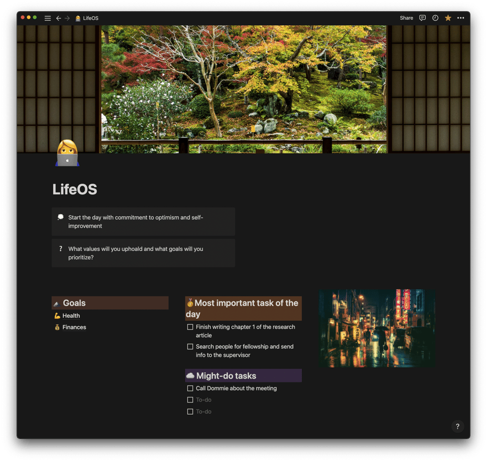 LifeOS - image 1 - student project