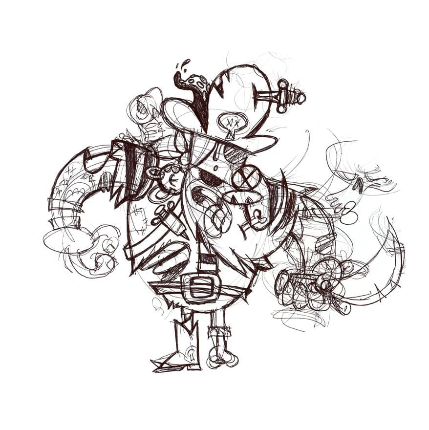 ZOMBIE PIRATE FROM THE SWAMP - image 1 - student project