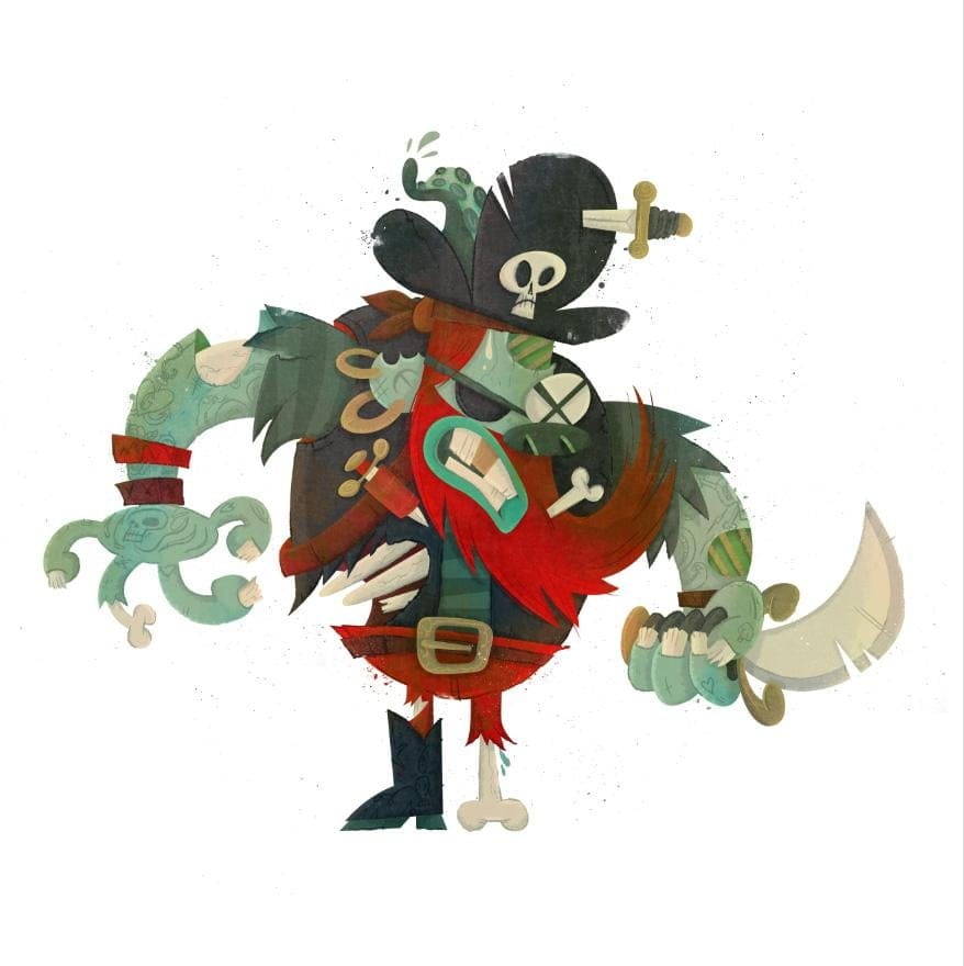 ZOMBIE PIRATE FROM THE SWAMP - image 5 - student project