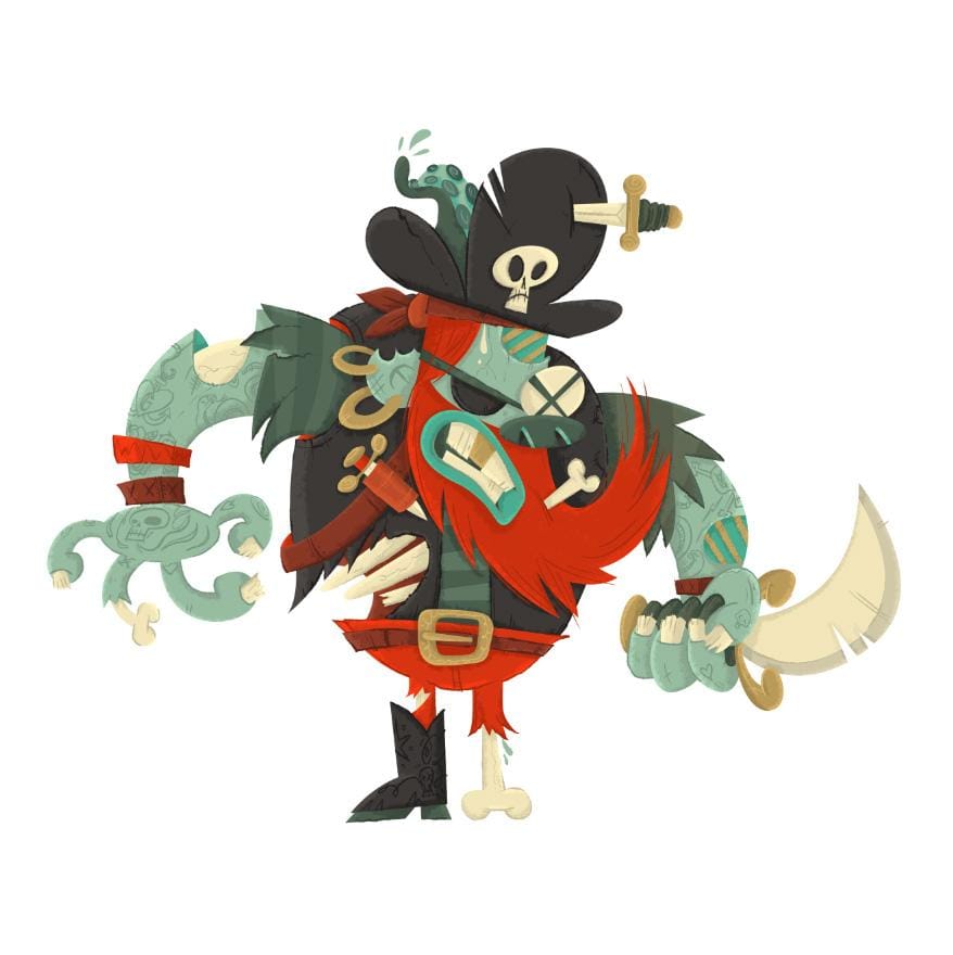 ZOMBIE PIRATE FROM THE SWAMP - image 4 - student project
