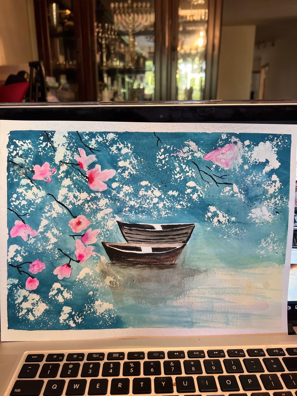 Flower Woman and Cherry Blossom Boats - image 2 - student project