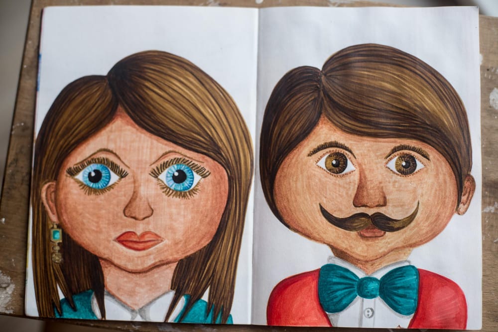 Female character sketches - image 1 - student project