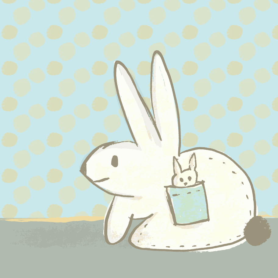 Bunny & Baby Illustration - image 1 - student project