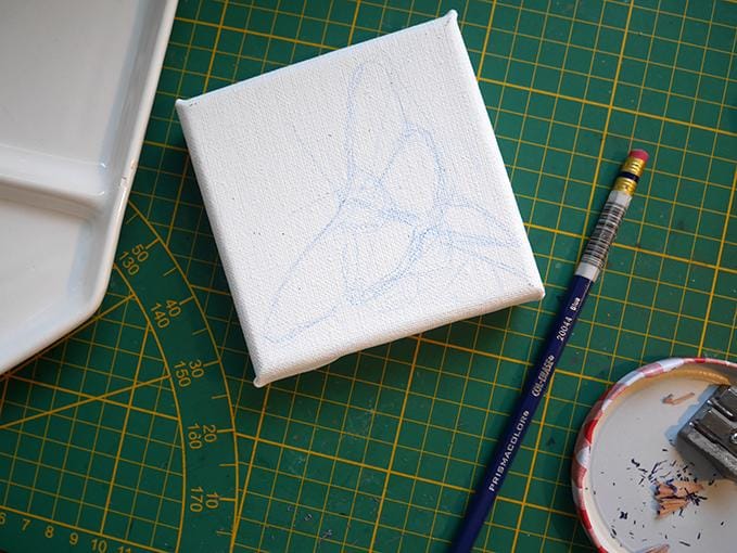 Butterfly gouache painting: Orange-tip - image 1 - student project