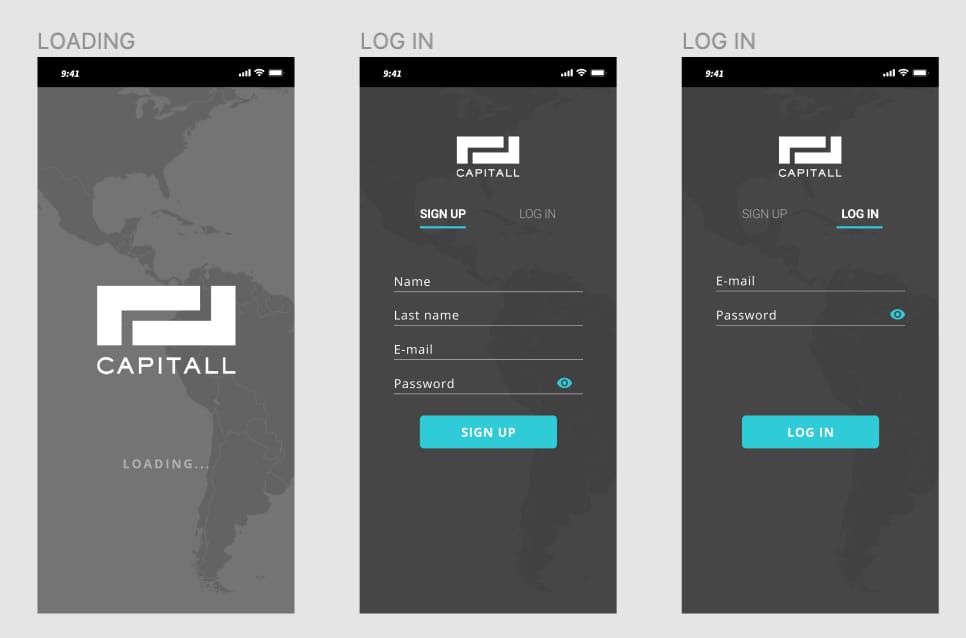 Capitall App - image 2 - student project
