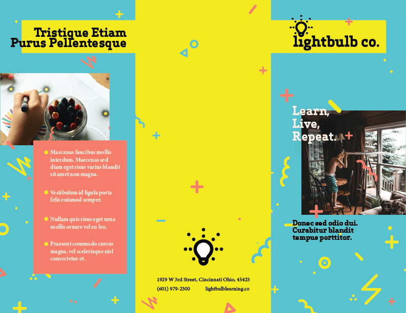 Lightbulb co. Brochure - image 1 - student project