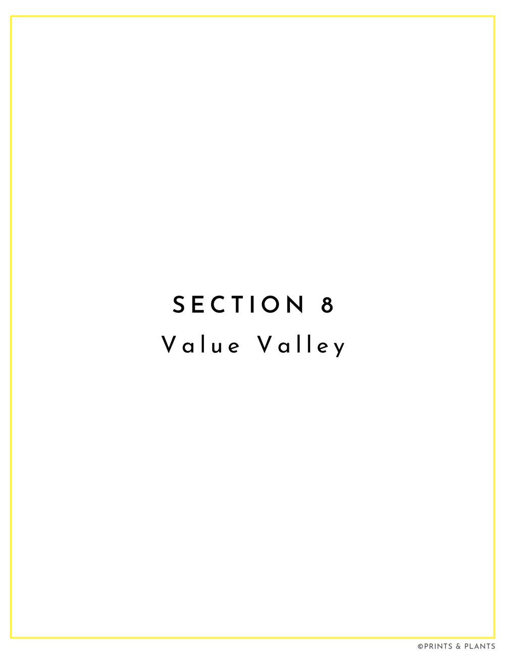 Value Valley Class Project Example - image 1 - student project