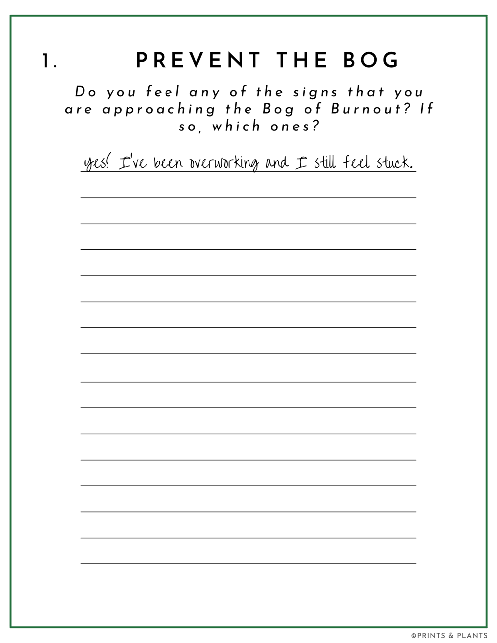 Field Guide Example: Tips to Prevent Burnout - image 2 - student project
