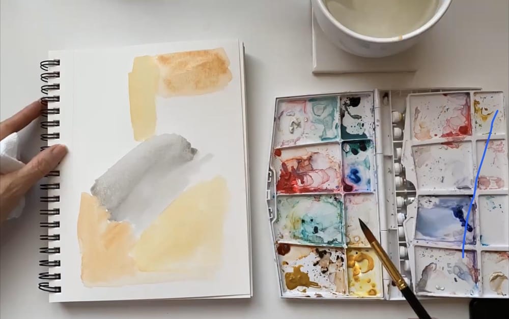 Abstract Watercolor Painting- Layers - image 3 - student project