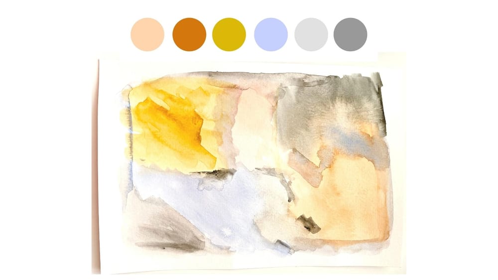 Abstract Watercolor Painting- Layers - image 2 - student project