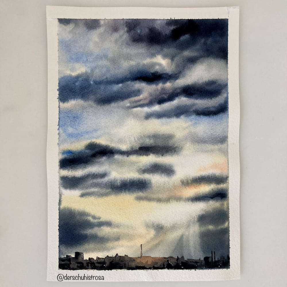 Watercolor Sky - image 1 - student project