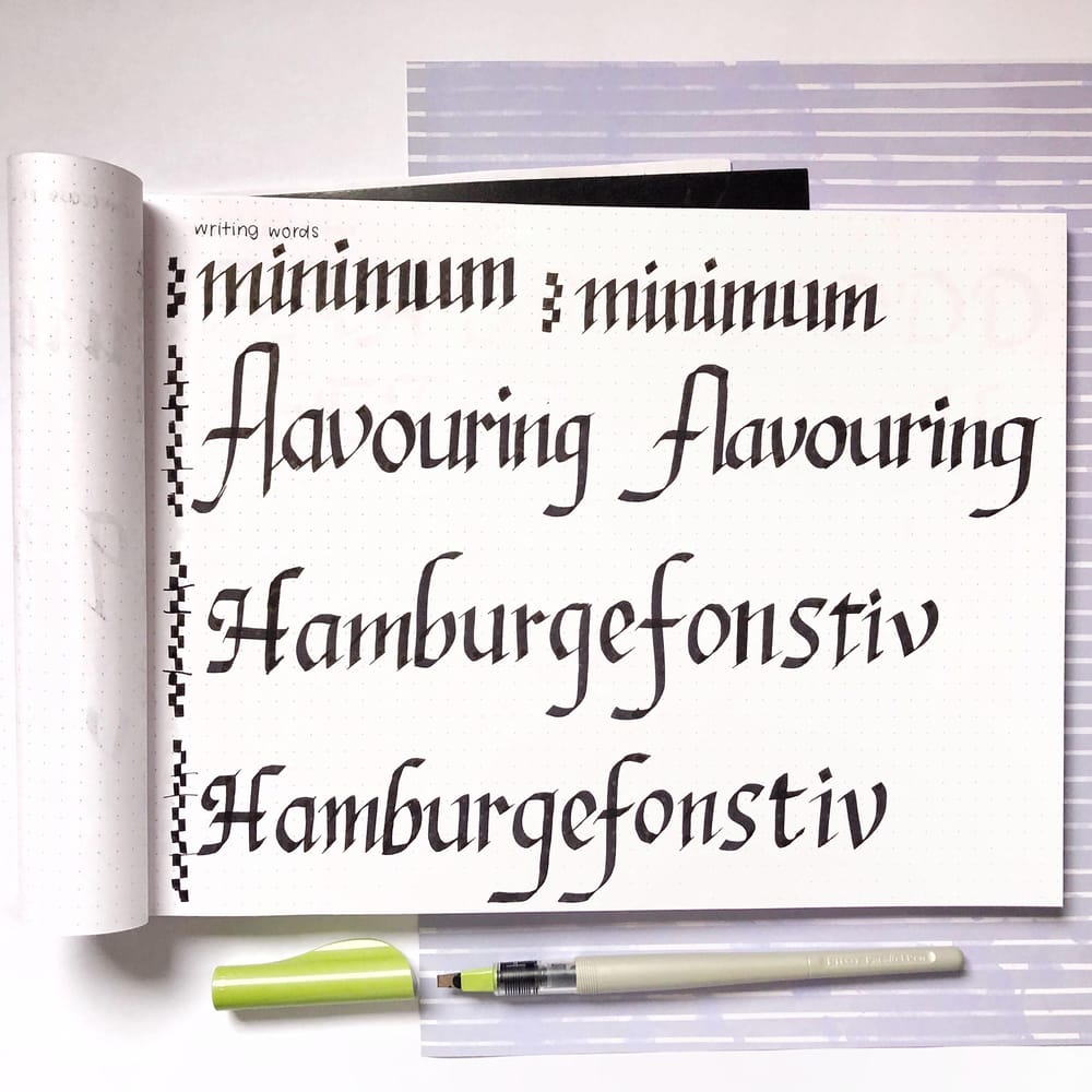 Italic Calligraphy Basics - image 5 - student project