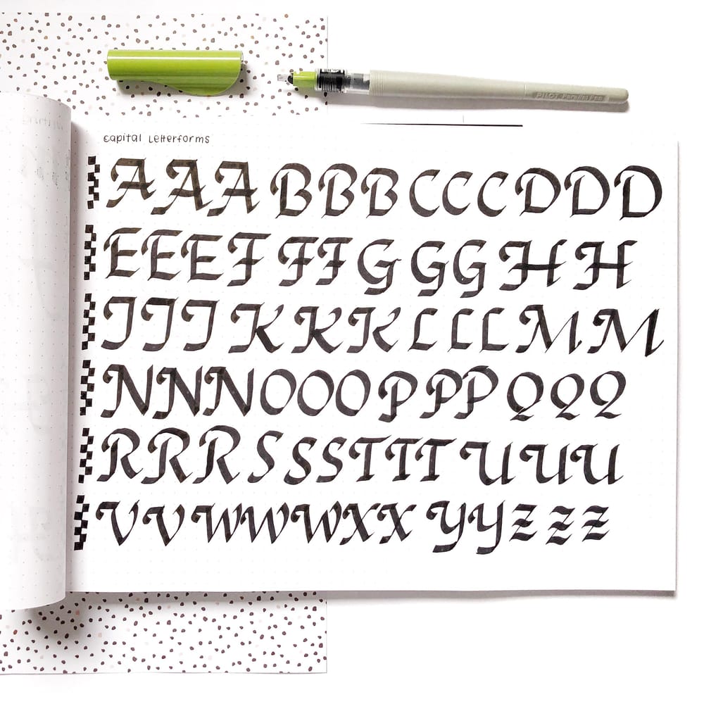 Italic Calligraphy Basics - image 4 - student project