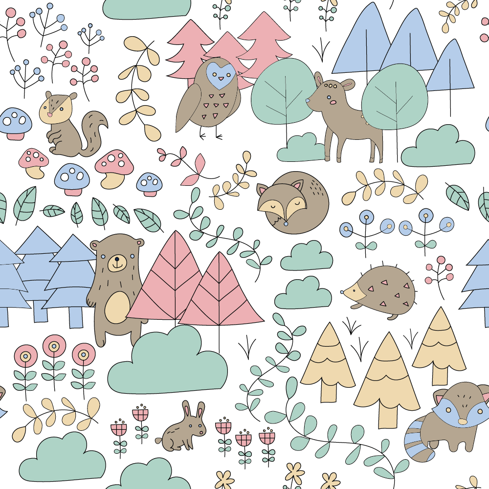 Woodland Creatures Skillshare Student Project