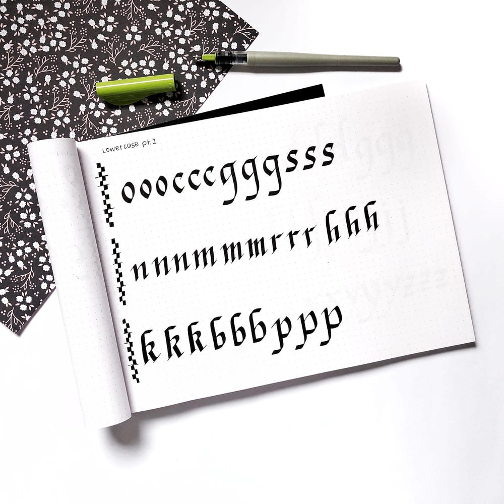 Italic Calligraphy Basics - image 2 - student project