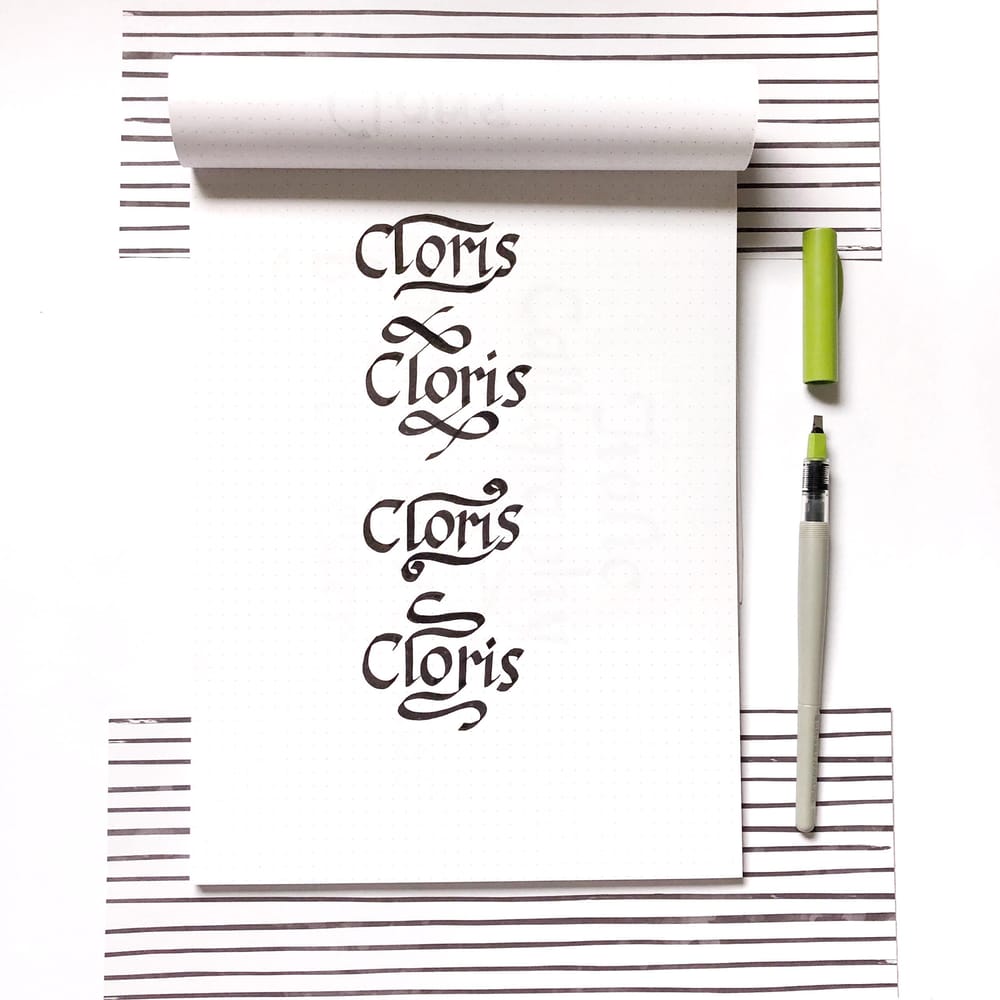 Italic Calligraphy Basics - image 6 - student project