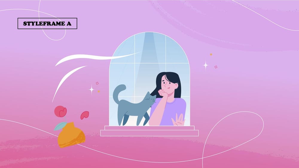 Mr. Cat - Creative Direction, Styleframes, Montage & Storyboard - image 2 - student project