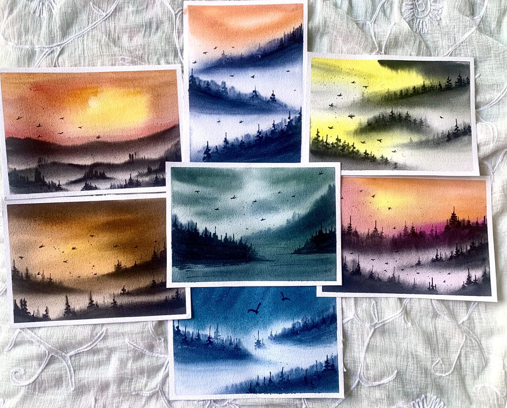 Misty mountains - image 3 - student project