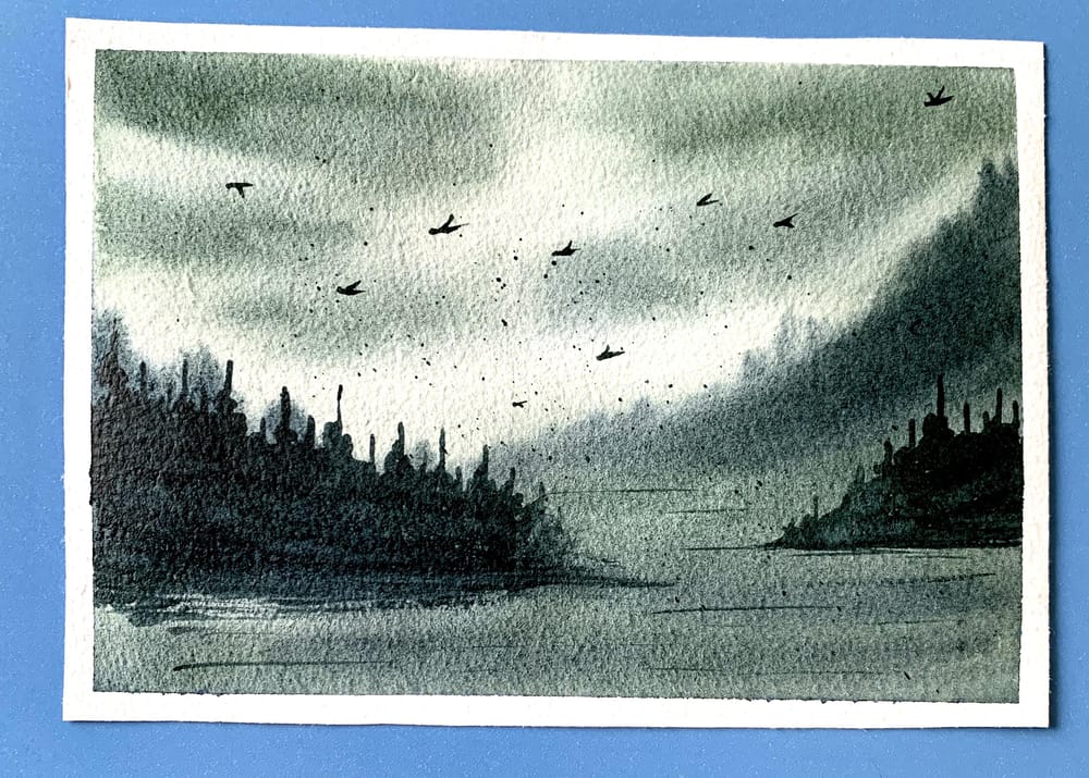 Misty mountains - image 4 - student project