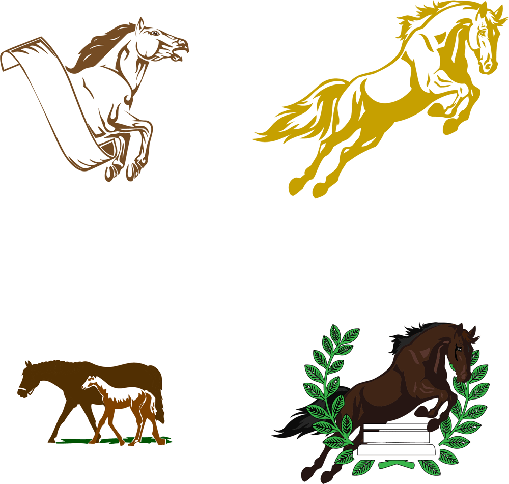 horse logo - image 1 - student project
