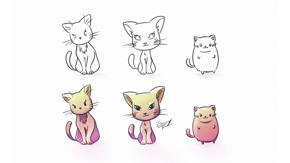 Cute Cats X3 - image 4 - student project
