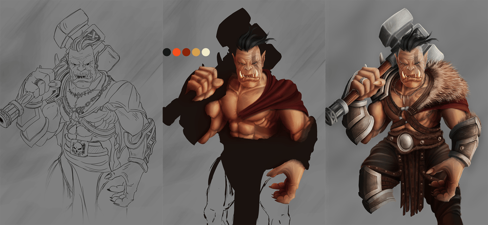 My first Character Illustration - image 2 - student project