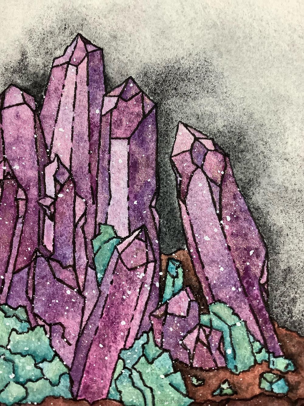 Crystal Cluster - image 5 - student project