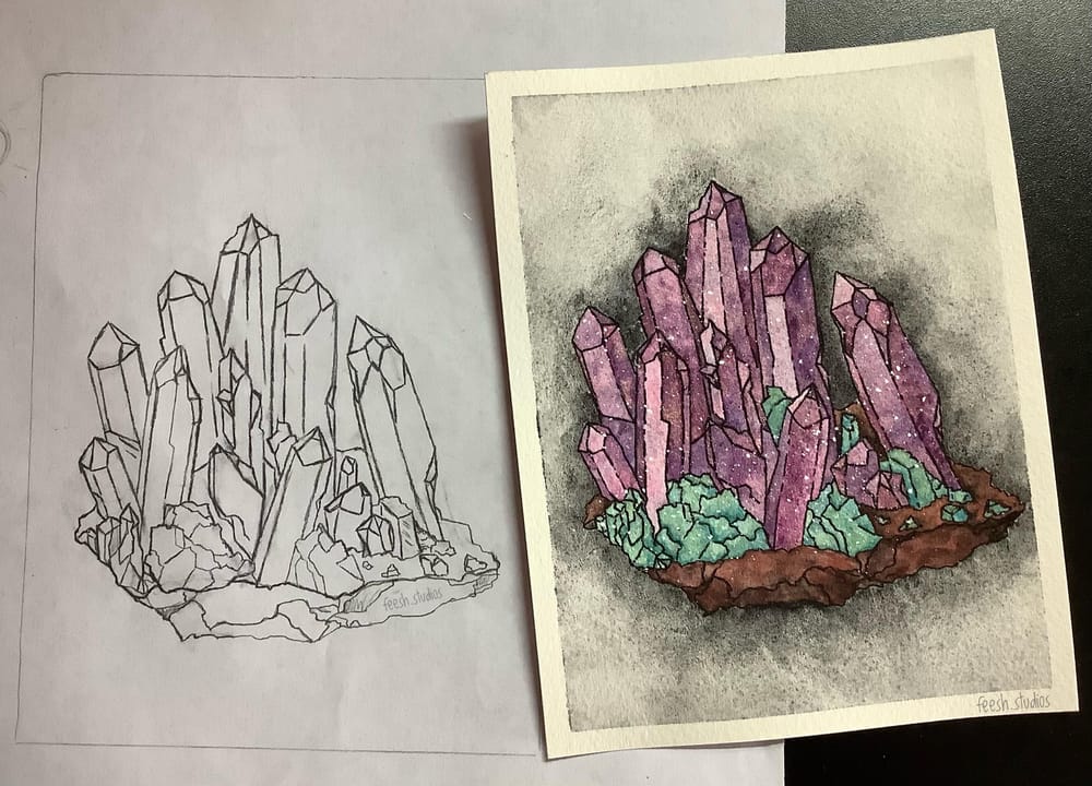 Crystal Cluster - image 3 - student project