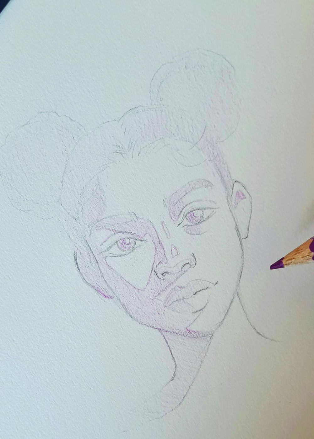 Color Pencils Portrait - image 1 - student project