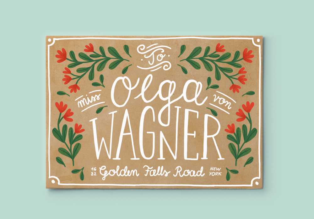 Hand Lettering for the Holidays - lesson No.1 - image 7 - student project