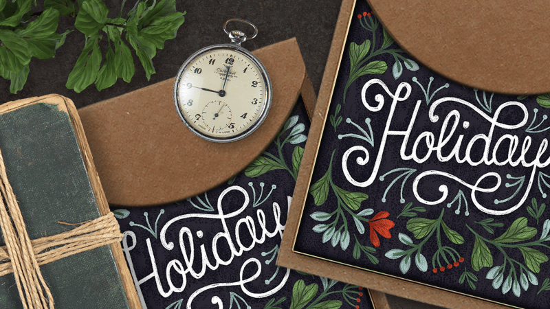 Hand Lettering for the Holidays - lesson No.2 - image 9 - student project