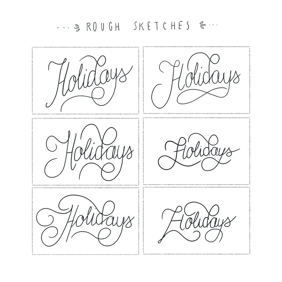 Hand Lettering for the Holidays - lesson No.2 - image 2 - student project