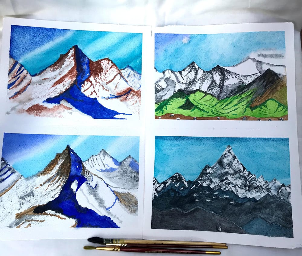 Mountains and me - image 1 - student project