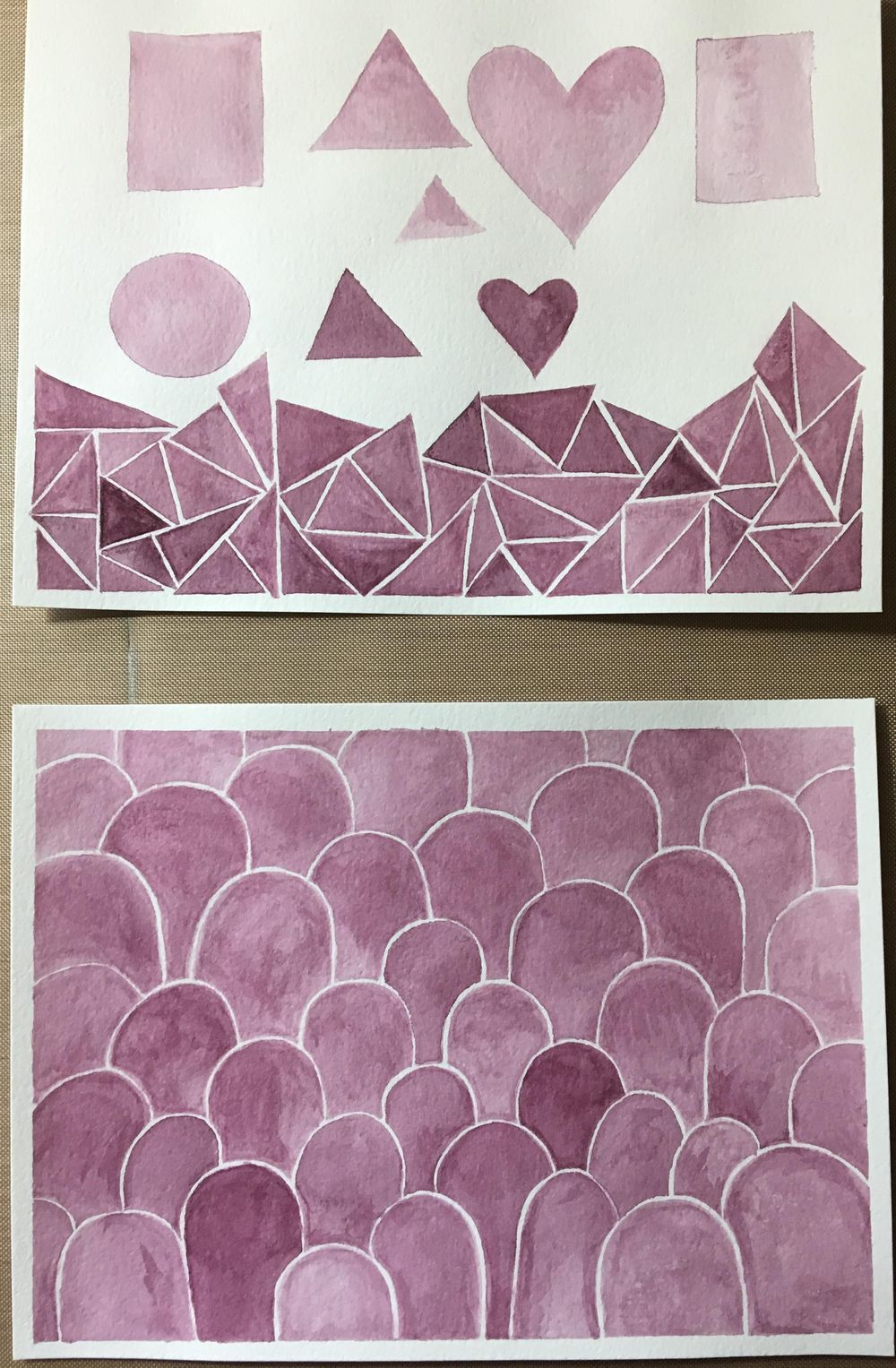 Watercolor practice sheet | Skillshare Student Project