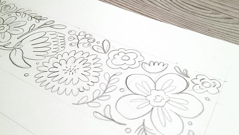 Retro flowers - image 3 - student project