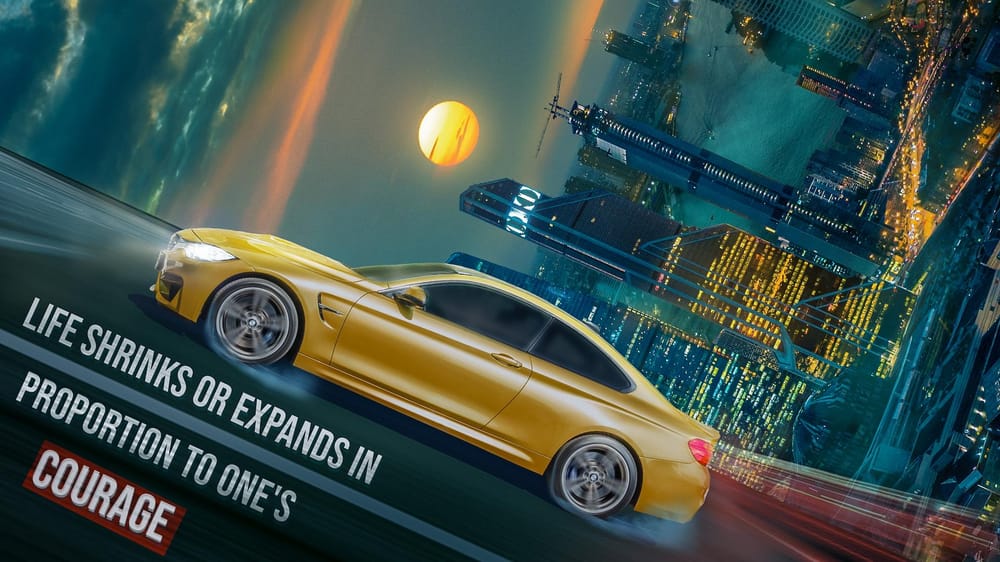 Car Design with Quote - image 1 - student project
