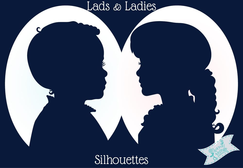 Lads and Ladies Silhouettes - image 2 - student project