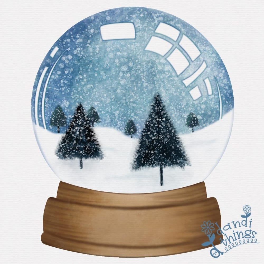 Winter Wonderland Snow Globe - image 1 - student project
