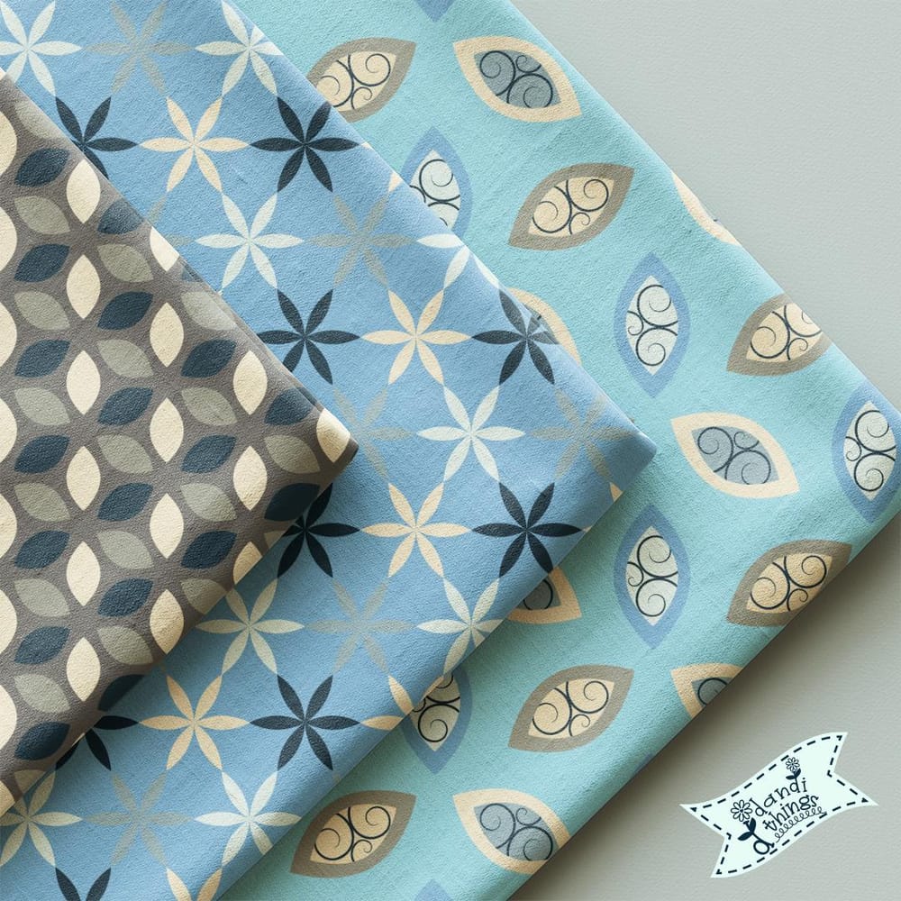 Casual Lounge Bleus Patterns - image 4 - student project