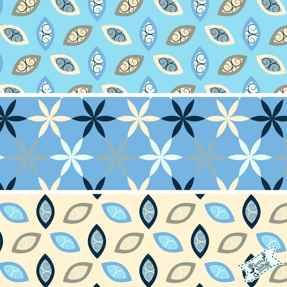 Casual Lounge Bleus Patterns - image 3 - student project