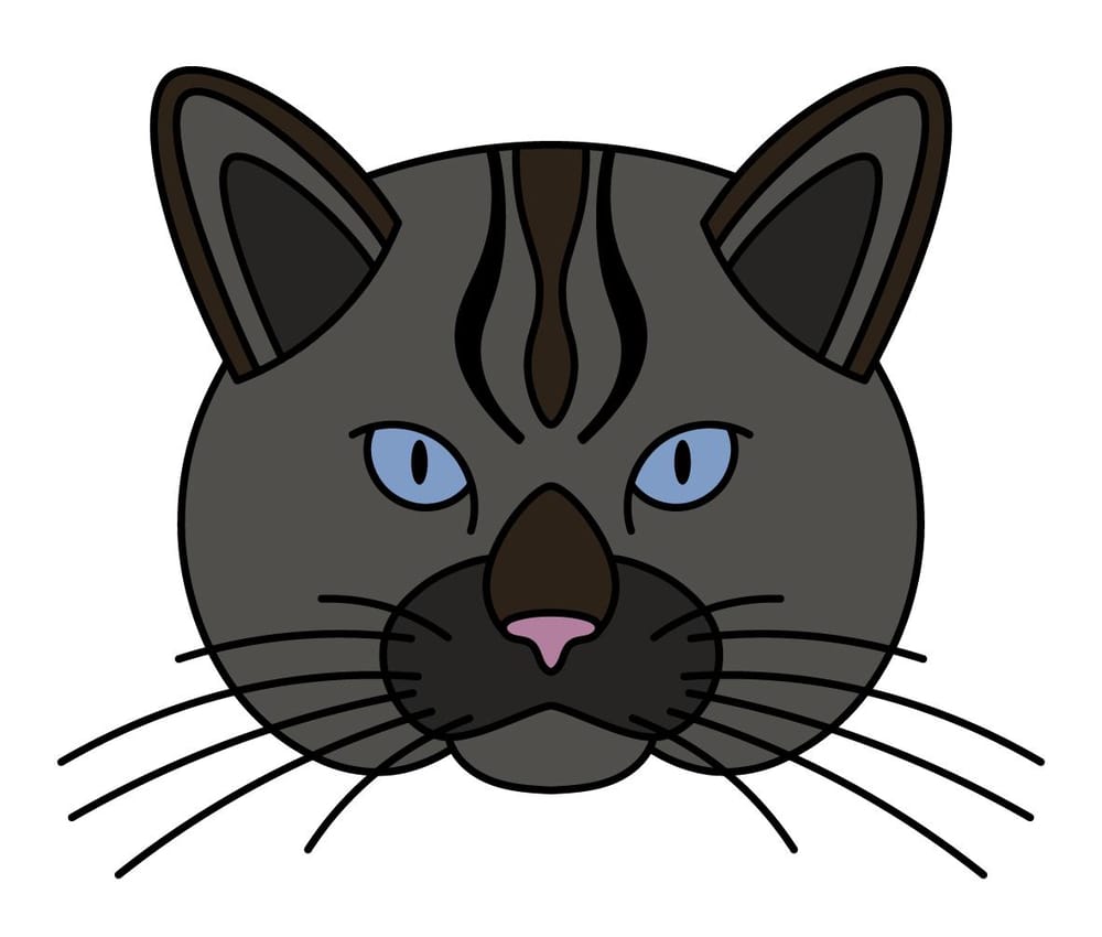 Cat Pin - Vector Pen Tool - image 3 - student project