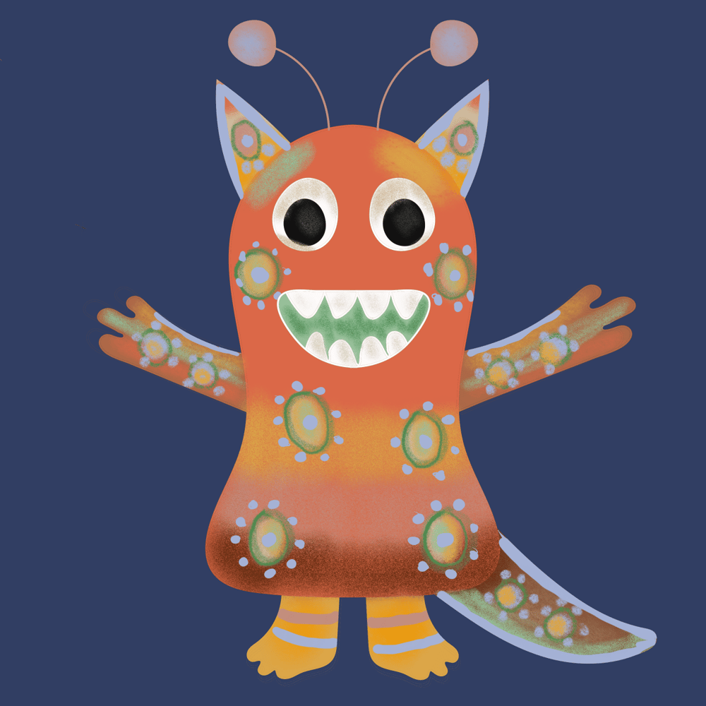 Procreate Monsters - image 1 - student project