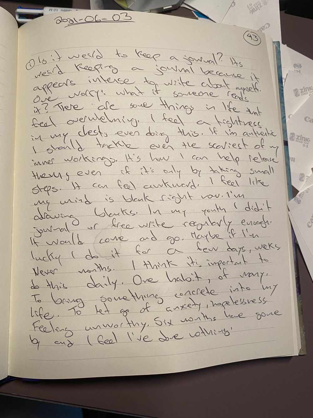My journal journey… - image 1 - student project