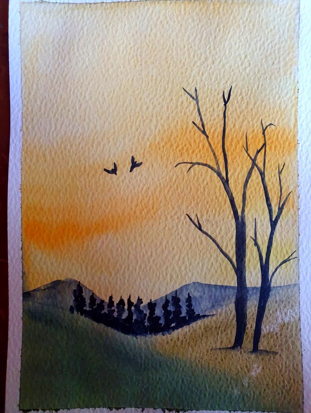 evening sky - image 1 - student project